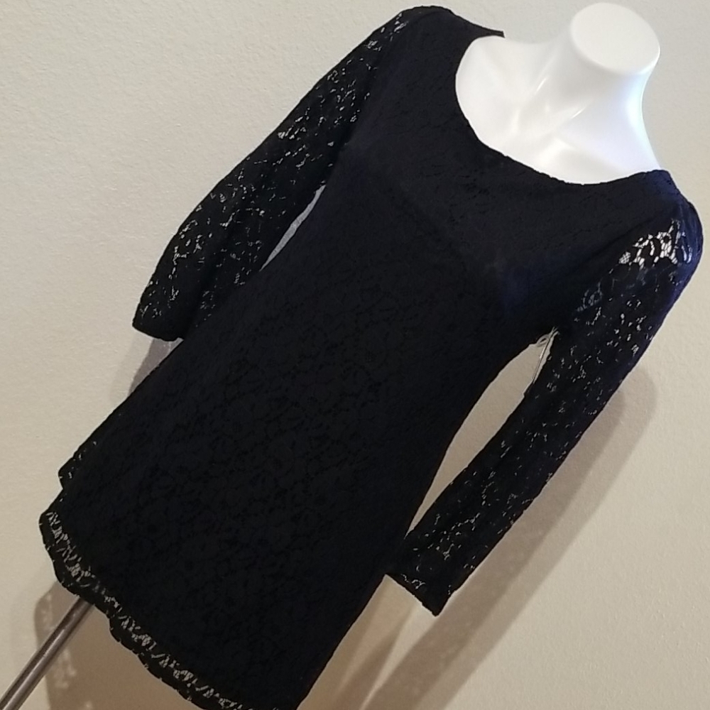 Black lace‎ dress charming Charlie lg